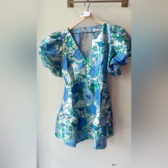 Sugarlips Floral Jacquard Mini Dress Size M - Picture 7 of 7